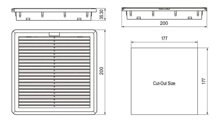 KÍCH THƯỚC NTL-SF200-S
