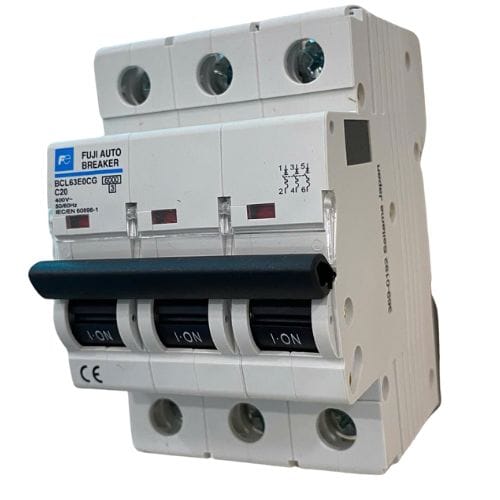 MCB Aptomat Fuji BCL63E0CG 3P 6kA