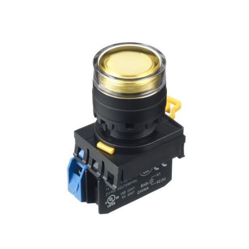 nút nhấn giữ có đèn IDEC YW1L-AF2E màu vàng