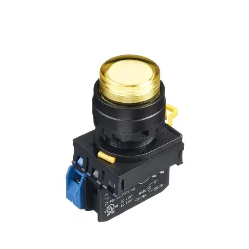 nút nhấn giữ có đèn IDEC YW1L-A2E màu vàng