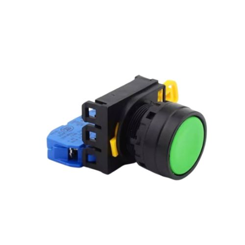 nút nhấn không đèn IDEC YW1B-M1E màu xanh lá