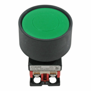 Nút Nhấn AR22M3R-11G Fuji Electric – Có Nhãn, 1NO+1NC, Màu Xanh 1 AR22M3R-11G là nút nhấn có nhãn