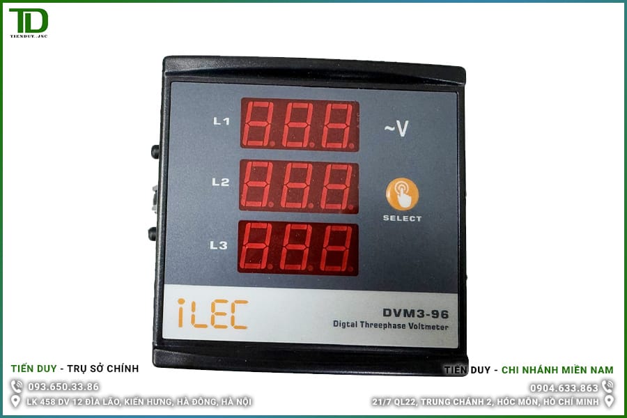DVM3-96 Đồng Hồ Volt Điện Tử ILEC 1 DVM3-96 Đồng Hồ Volt Điện Tử ILEC