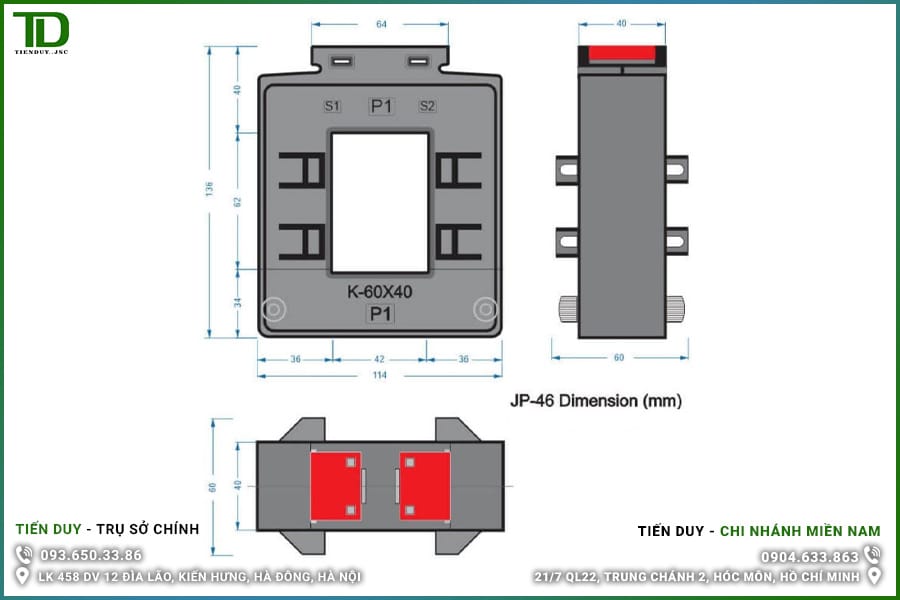 JP Biến Dòng ILEC Dạng Kẹp Hở