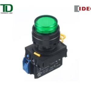YW1L-M2E10QM3G Nút Nhấn Nhả Có Đèn IDEC Ø22 Màu Xanh Lá 1NO