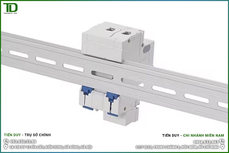 PT-09L Thanh DIN Rail nhôm – Ray nhôm cho tủ MCB 1 PT Thanh DIN Rail nhôm