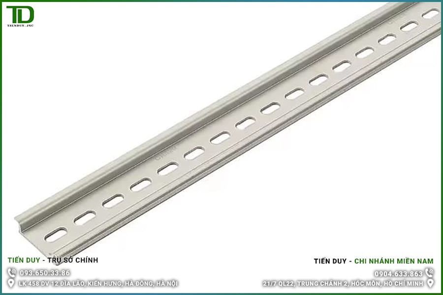 PT-09L Thanh DIN Rail nhôm – Ray nhôm cho tủ MCB 2 PT Thanh DIN Rail nhôm