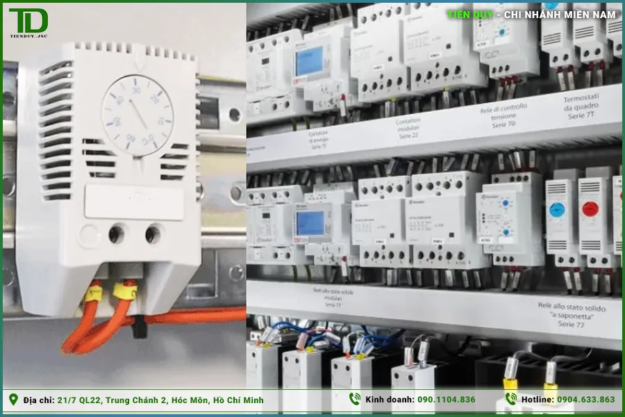Thermostat tủ điện: Đặc điểm, cấu tạo và nguyên lý hoạt động (hình 5)