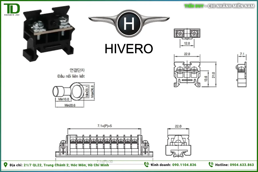 Tổng quan về cầu đấu dây điện Hivero (Hình 4)
