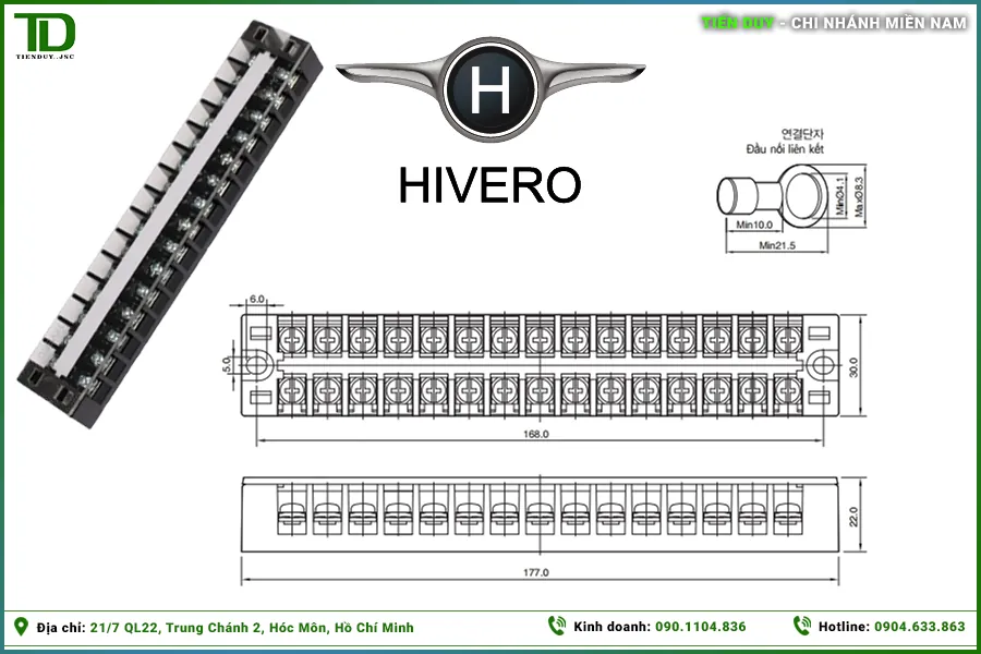 Tổng quan về cầu đấu dây điện Hivero (Hình 6)