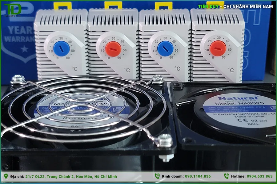 Ứng dụng bộ điều khiển nhiệt độ Natural cho tủ điều khiển tự động (hình 7)