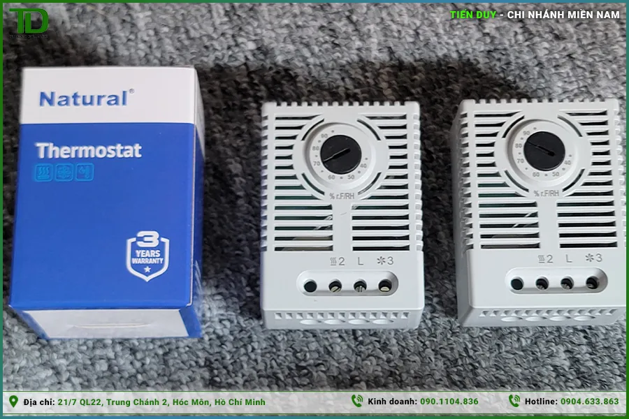 Bộ điều khiển nhiệt tủ điện Natural (thermostat) (hình 5)