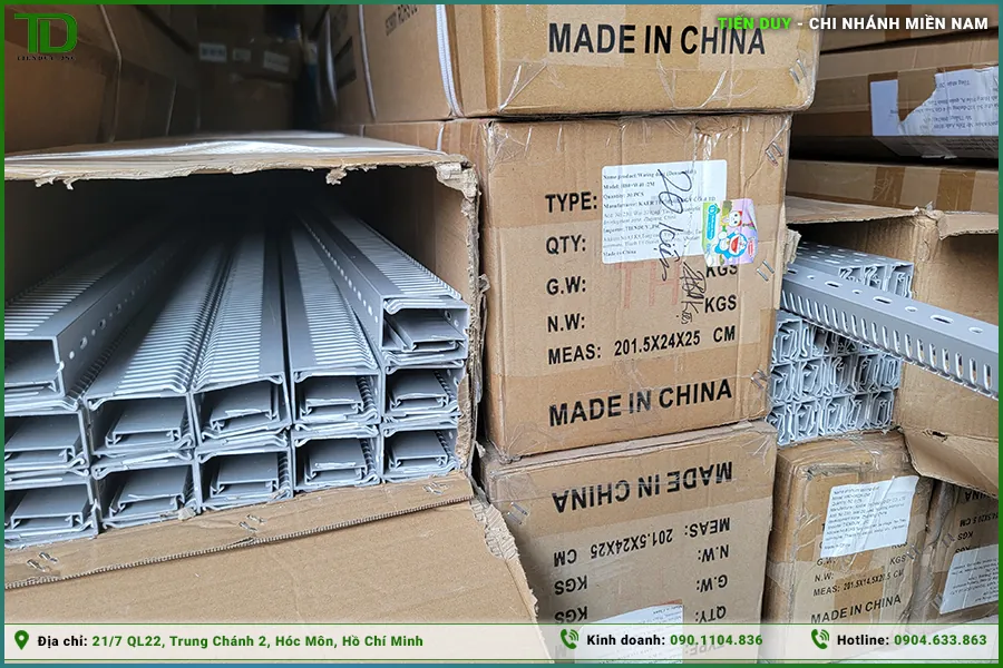 Các kích thước Máng đi dây tủ điện Chaer (hình 4)