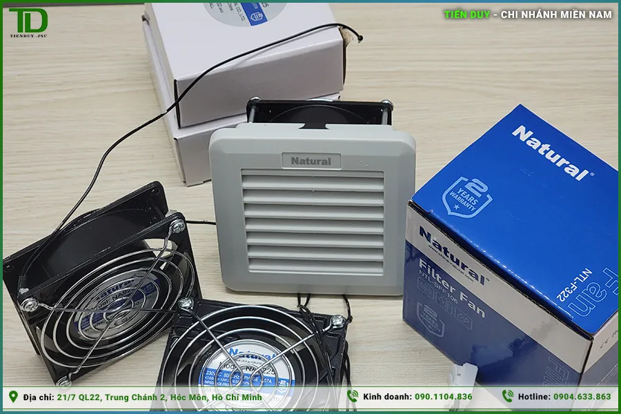 Quạt làm mát tủ điện Natural các kích thước phổ biến hiện nay (hình 3)
