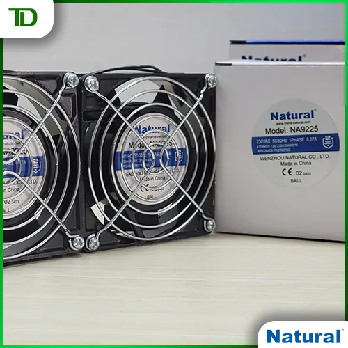 Công ty cung cấp quạt tủ điện Natural chiết khấu cao cho nhà thầu