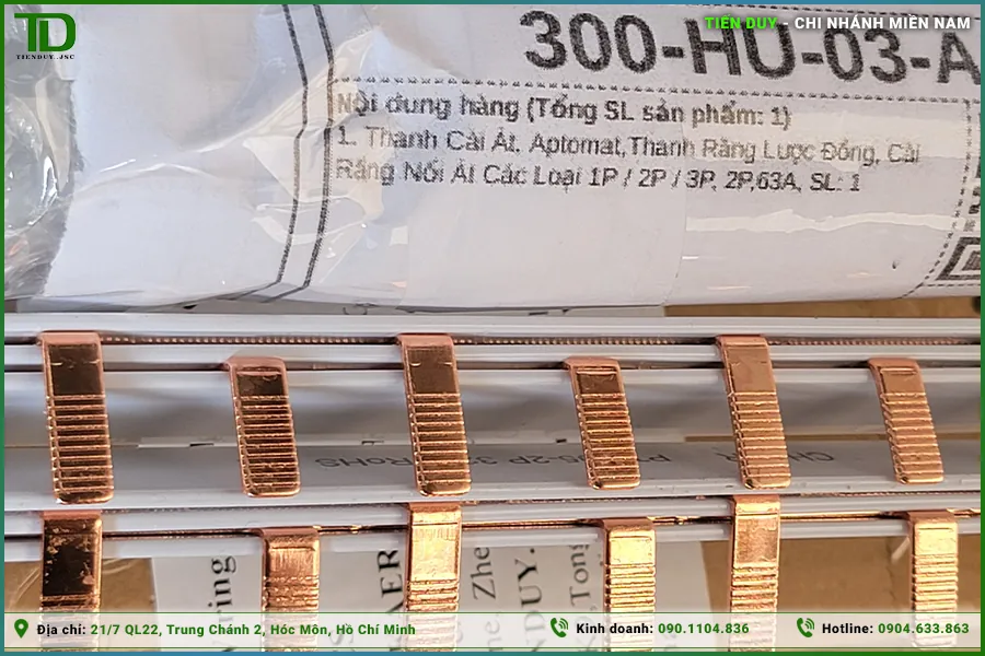 Cung cấp Phụ kiện thanh lược Chaer tủ điện chính hãng (hình 6)