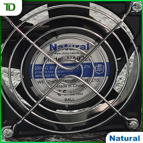 Dịch vụ cung cấp quạt tủ điện Natural tại Miền Nam nhanh chóng