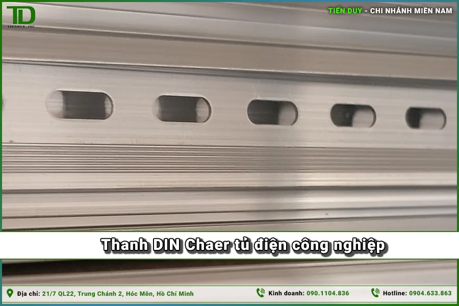 Độ bền vượt trội của thanh DIN Chaer tủ điện công nghiệp (hình 2)