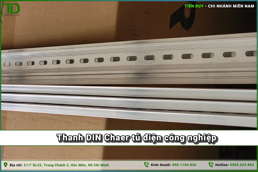 Độ bền vượt trội của thanh DIN Chaer tủ điện công nghiệp (hình 3)