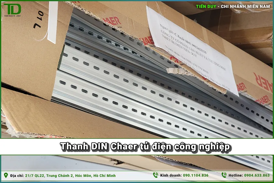 Độ bền vượt trội của thanh DIN Chaer tủ điện công nghiệp (hình 6)