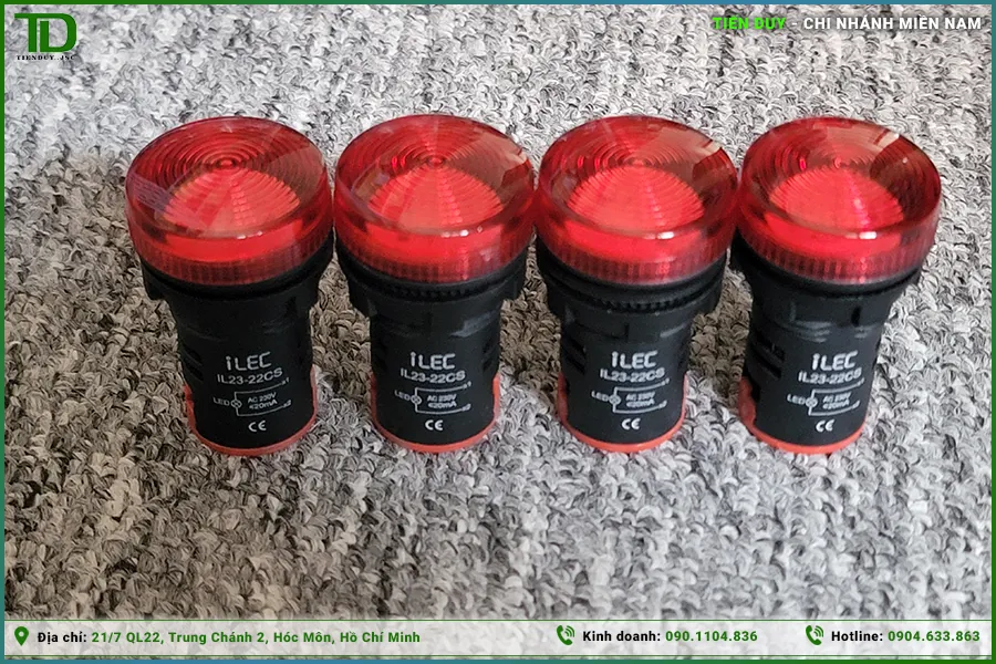 Giới thiệu về dòng đèn báo nguồn tủ điện Idec (hình 5)