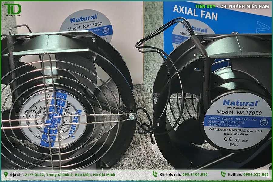 Cách kiểm tra và chọn mua quạt tủ điện Natural chính hãng 100% (hình 3)