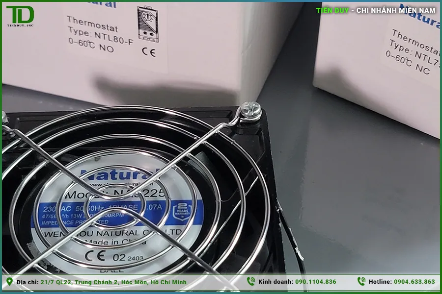 Cách kiểm tra và chọn mua quạt tủ điện Natural chính hãng 100% (hình 5)