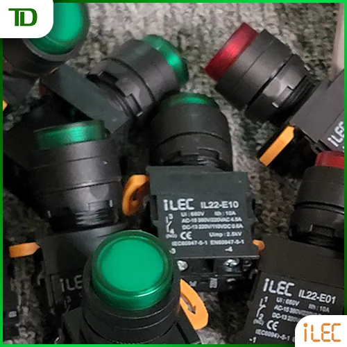 Nút nhấn có đèn ILEC (24V, 220V)
