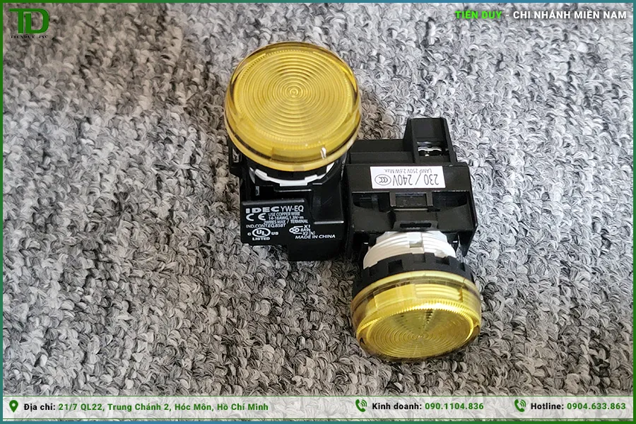 Vì sao nút nhấn idec phi 22 được dùng phổ biến trong các loại nút nhất? (hình 3)