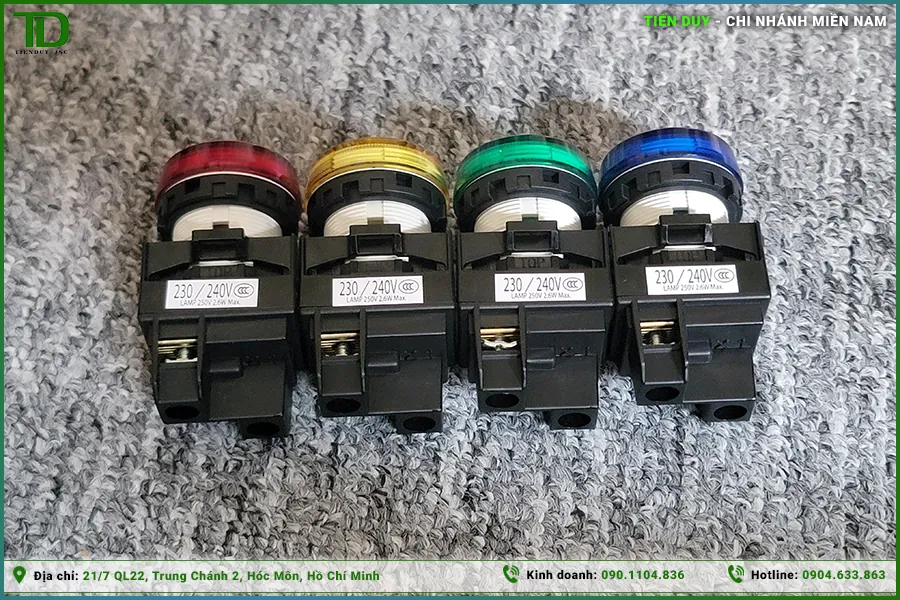 Vì sao nút nhấn idec phi 22 được dùng phổ biến trong các loại nút nhất? (hình 5)