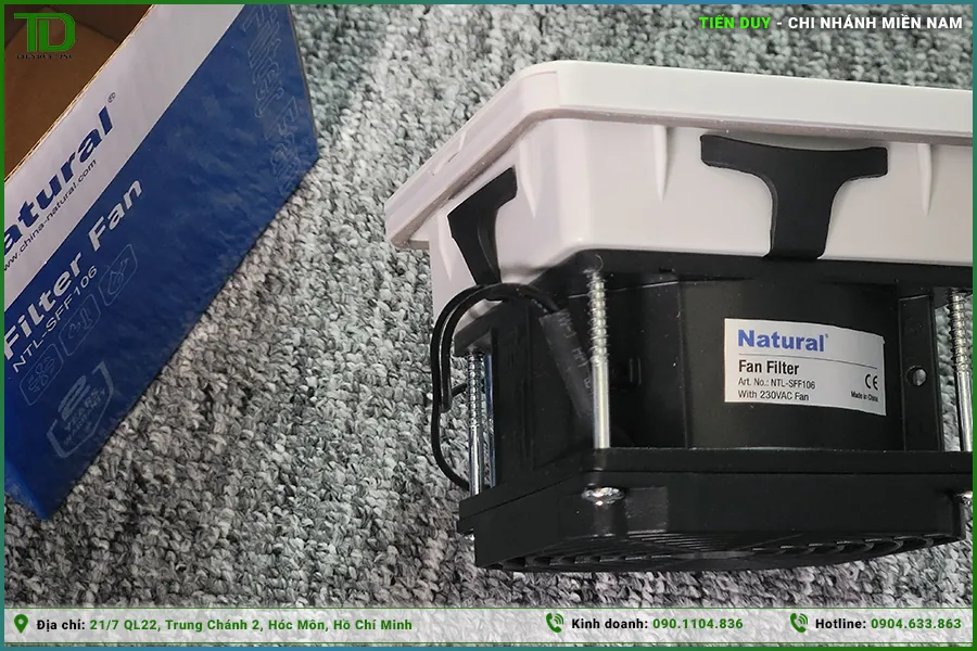 Quạt tản nhiệt tủ điện Natural hoạt động êm ái, tuổi thọ cao (hình 5)