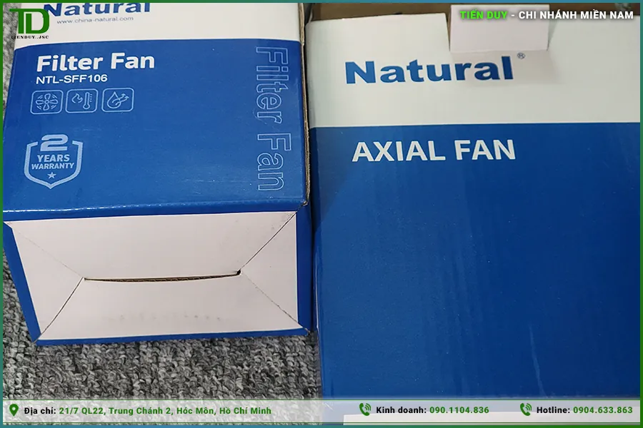 Quạt thông gió tủ điện Natural (hình 3)