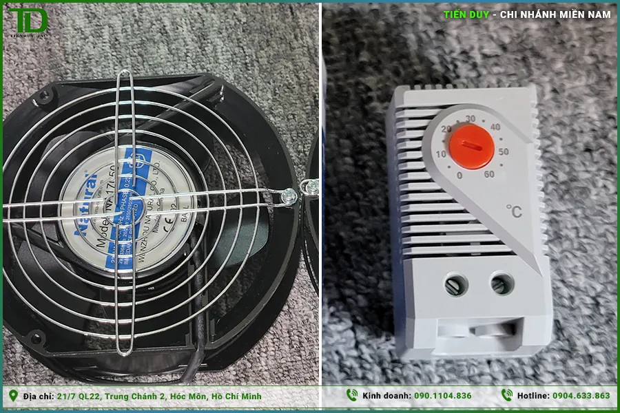 Quạt thông gió tủ điện Natural (hình 4)