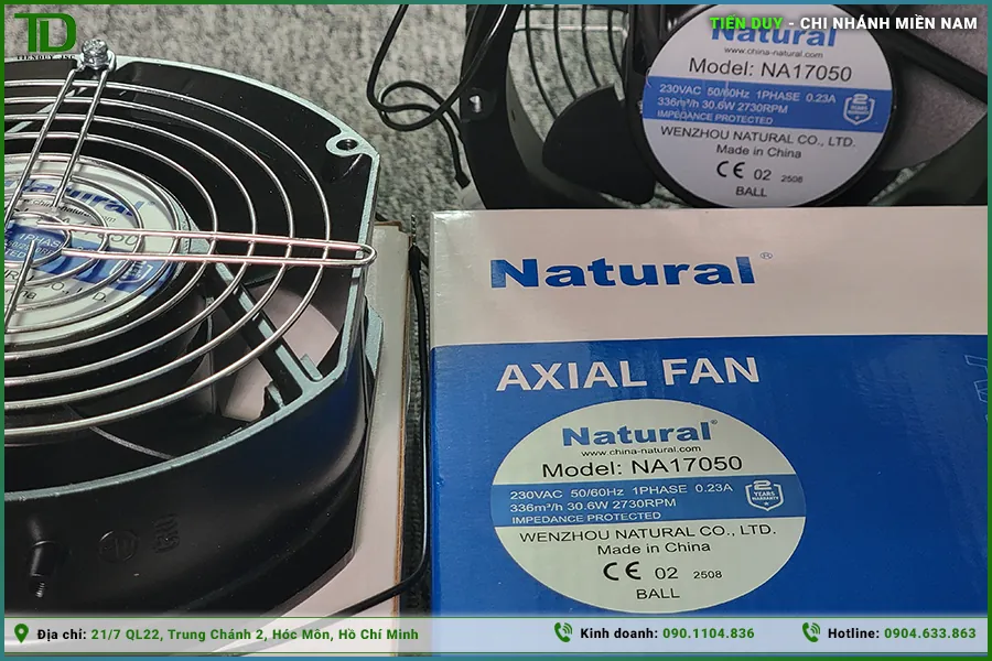 Quạt thông gió tủ điện Natural (hình 5)