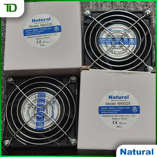 Lựa chọn quạt tủ điện Natural cho tủ điều khiển PLC, biến tần