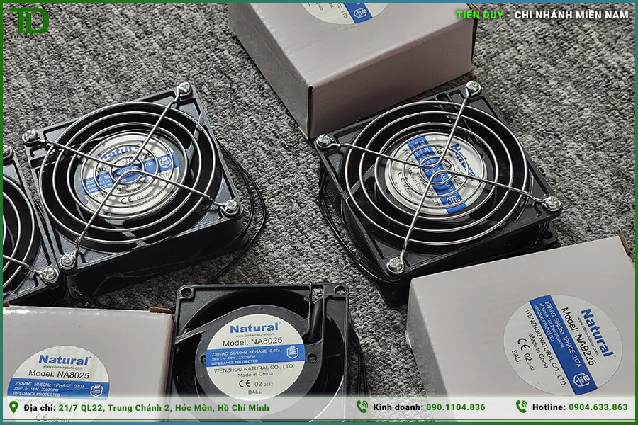 Lựa chọn quạt tủ điện Natural cho tủ điều khiển PLC, biến tần (hình 1)