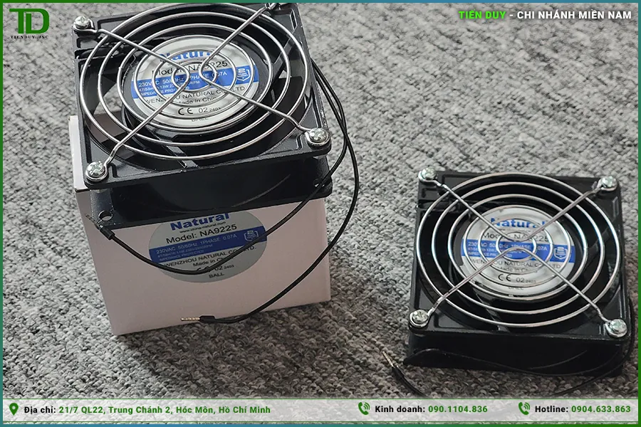 Lựa chọn quạt tủ điện Natural cho tủ điều khiển PLC, biến tần (hình 2)