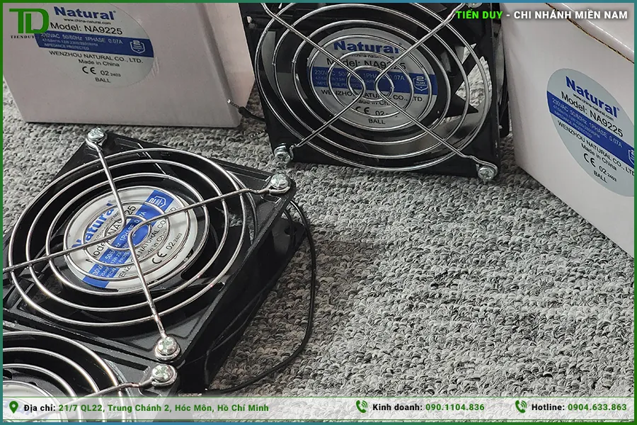 Lựa chọn quạt tủ điện Natural cho tủ điều khiển PLC, biến tần (hình 3)