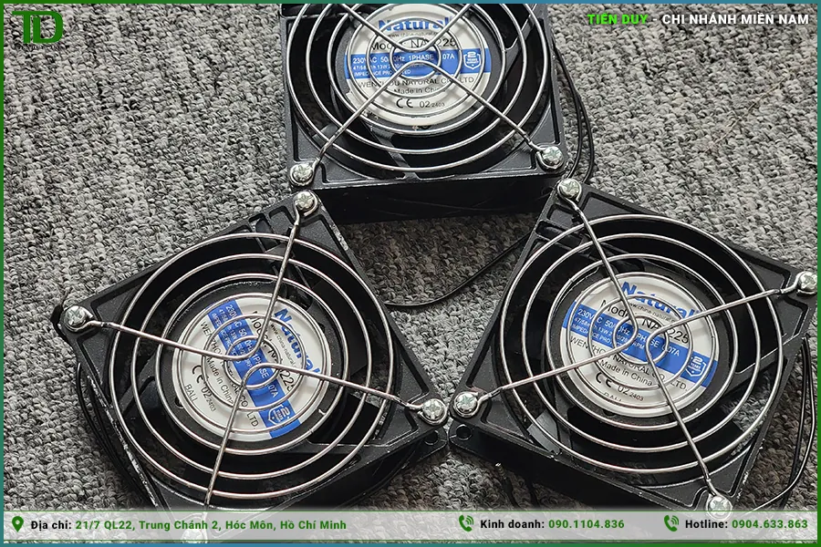 Lựa chọn quạt tủ điện Natural cho tủ điều khiển PLC, biến tần (hình 4)