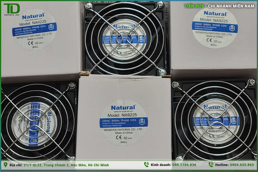 Lựa chọn quạt tủ điện Natural cho tủ điều khiển PLC, biến tần (hình 5)