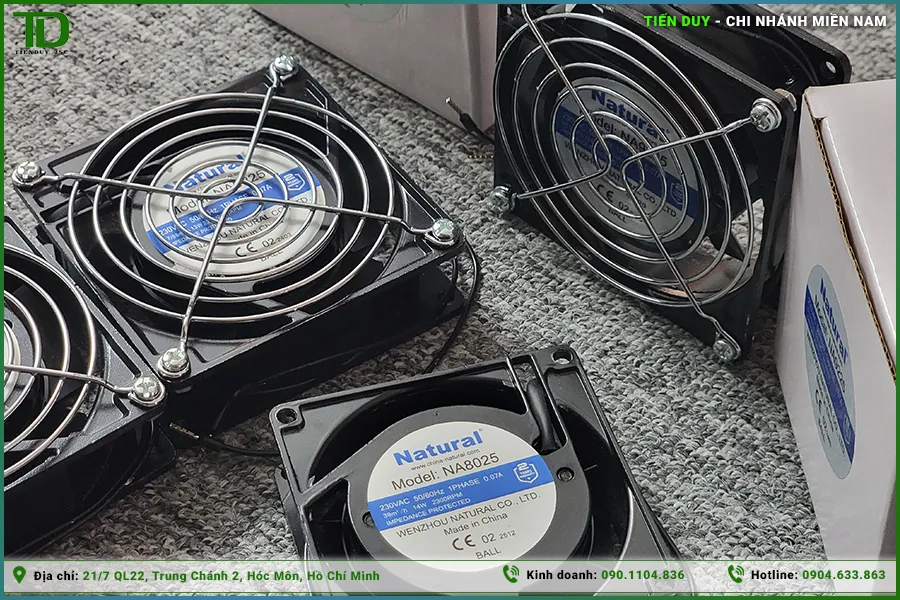 Lựa chọn quạt tủ điện Natural cho tủ điều khiển PLC, biến tần (hình 6)