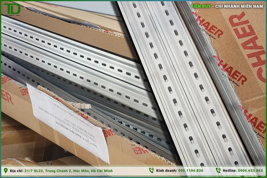 Thanh DIN Chaer cho aptomat (hình 1)