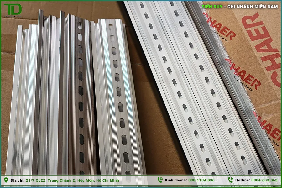 Thanh DIN Chaer cho aptomat (hình 3)