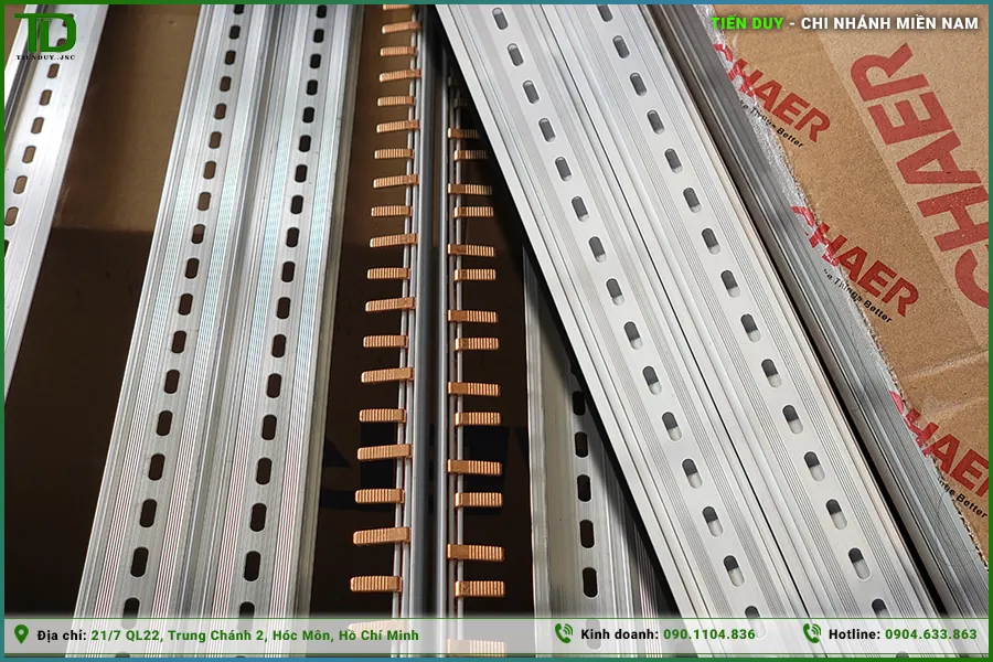 Thanh DIN Chaer cho aptomat (hình 4)