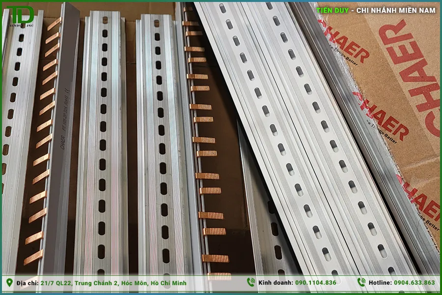 Thanh DIN Chaer cho aptomat (hình 5)