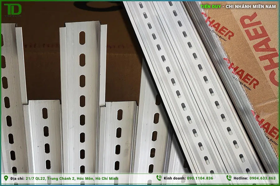 Thanh DIN Chaer cho aptomat (hình 6)