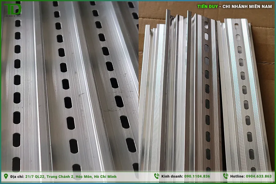 Lắp ráp nhanh chóng với thanh DIN Chaer cho thiết bị tủ điều khiển (hình 3)