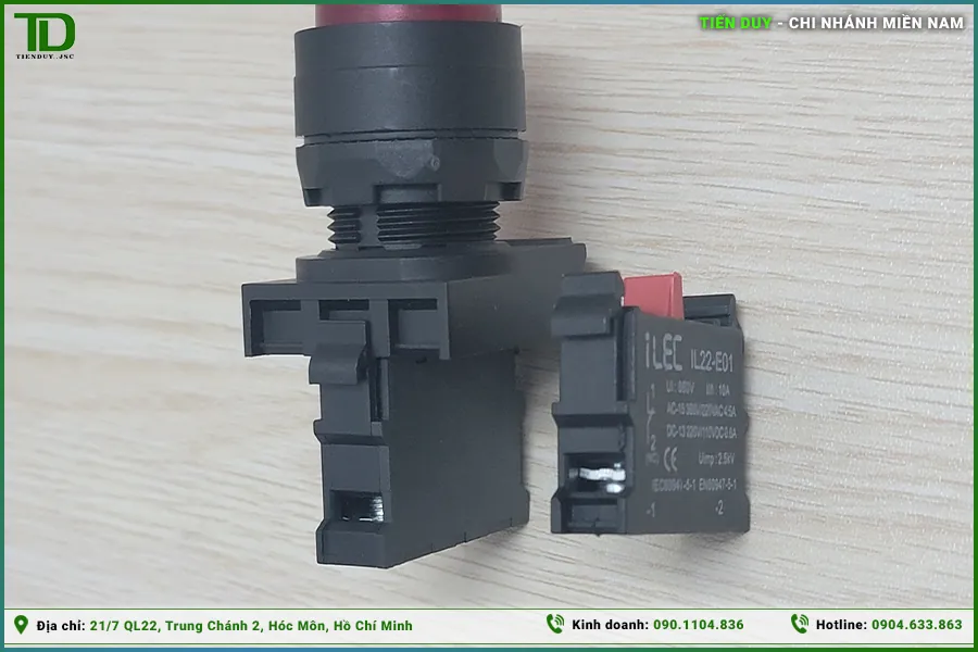 Tiếp điểm phụ ILEC (NO, NC) (hình 4)