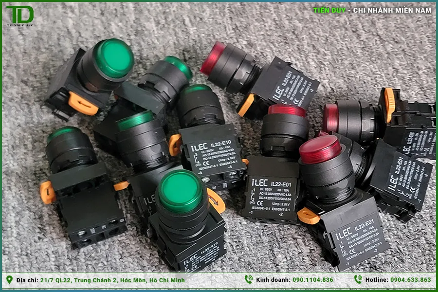 Tiêu chuẩn chọn nút nhấn tủ điện ILEC cho tủ điều khiển (hình 3)