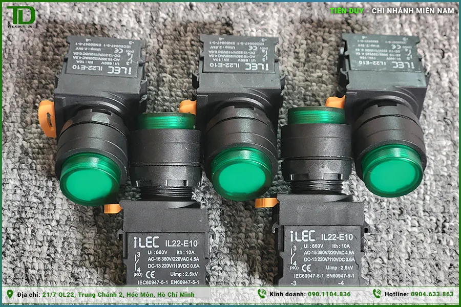 Tiêu chuẩn chọn nút nhấn tủ điện ILEC cho tủ điều khiển (hình 5)